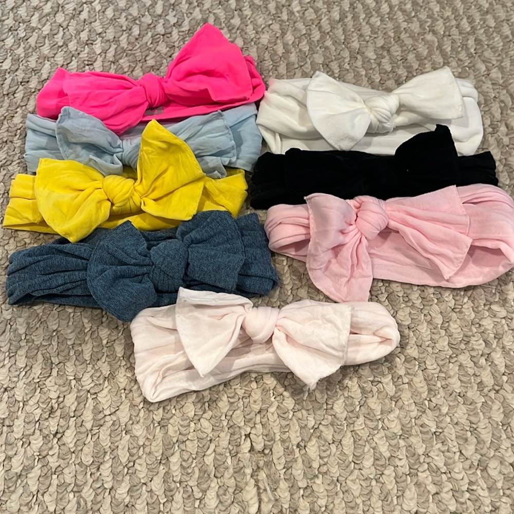 Baby Bling - solid bow bundle.